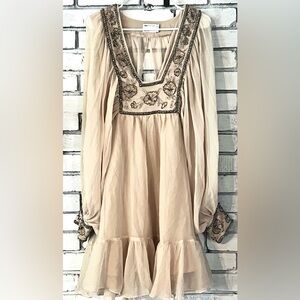 Asos blouson sleeve mini dress